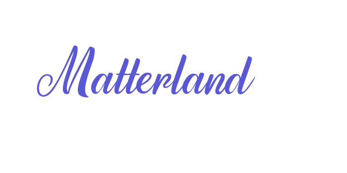 Matterland Font Download