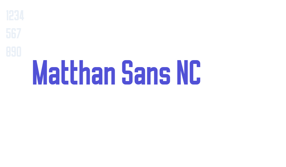 Matthan Sans NC-font-download