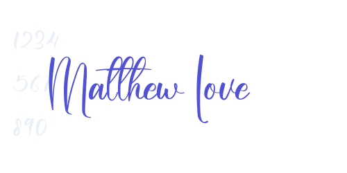 Matthew Love-font-download