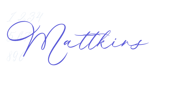 Mattkins font free