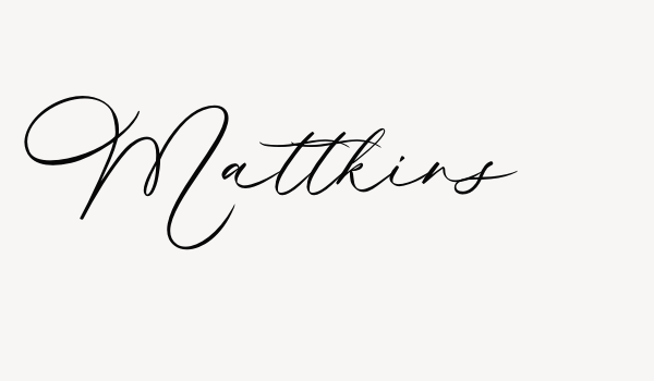 Mattkins Font