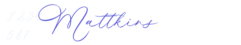 Mattkins-related font