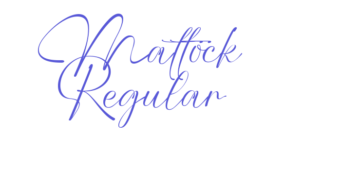 Mattock Regular Font