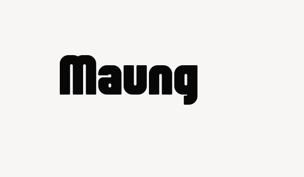 Maung Font