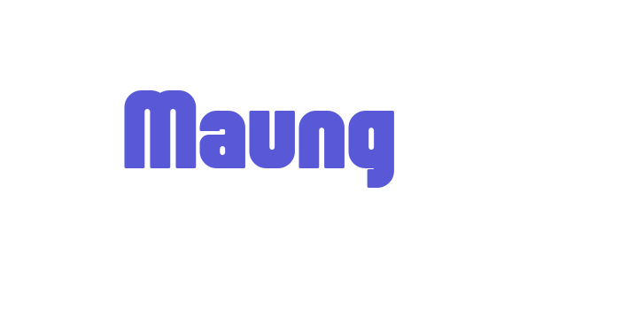 Maung Font Download