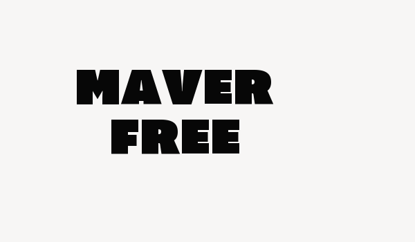 Maver Free Font