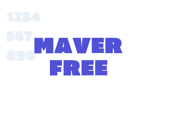 Maver Free Font Download