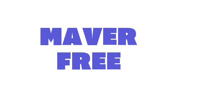 Maver Free Font Download