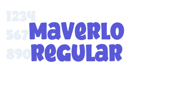 Maverlo Regular font free