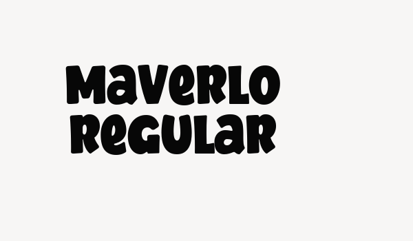 Maverlo Regular Font