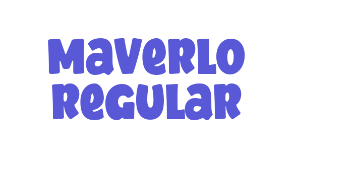 Maverlo Regular Font