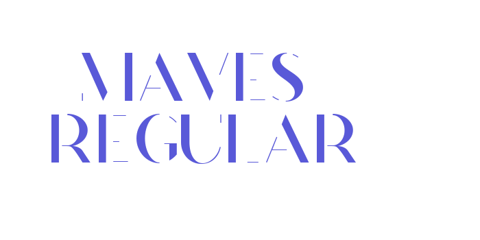 Maves  Regular Font