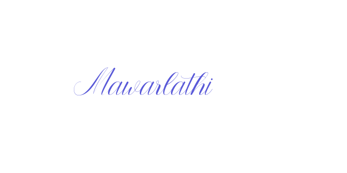 Mawarlathi Font