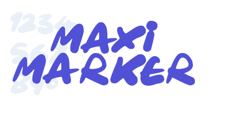 Maxi Marker-font-download