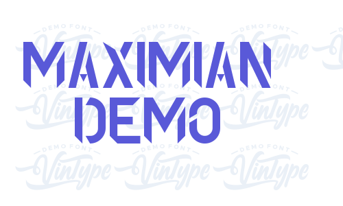 Maximian Demo Font