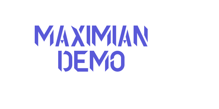 Maximian Demo Font Download