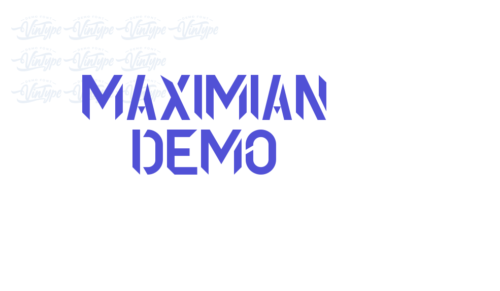 Maximian Demo-font-download