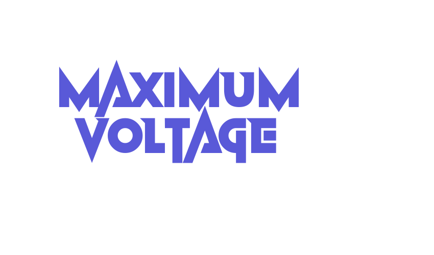 Maximum Voltage Font Download