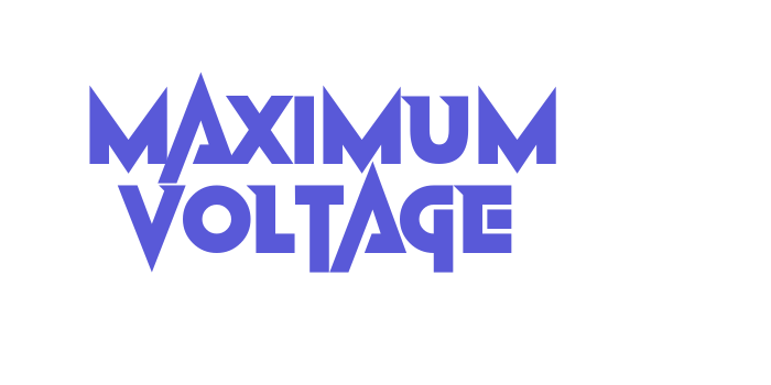 Maximum Voltage Font Download