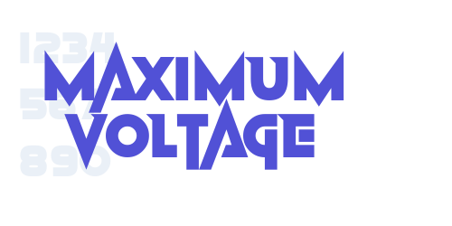 Maximum Voltage-font-download