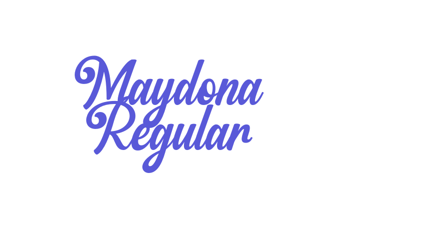 Maydona Regular Font