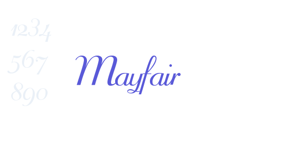 Mayfair font