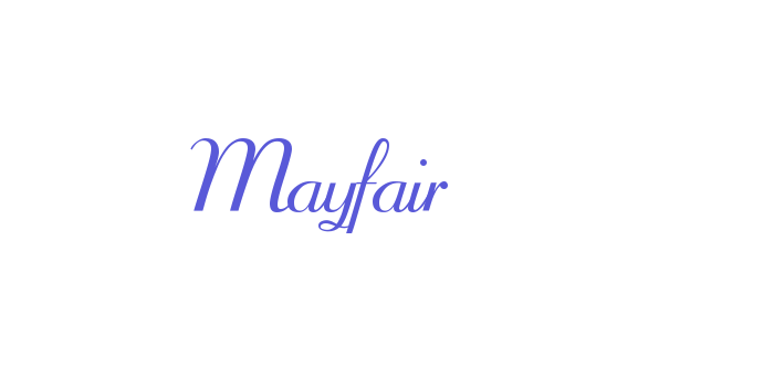 Mayfair Font Download