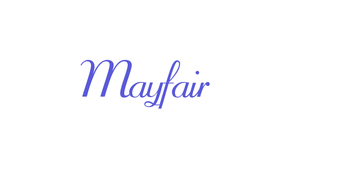 Mayfair Font