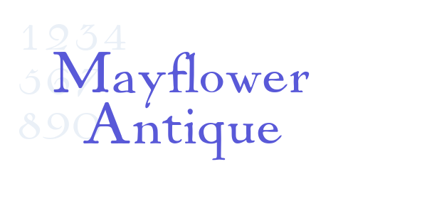 Mayflower Antique font