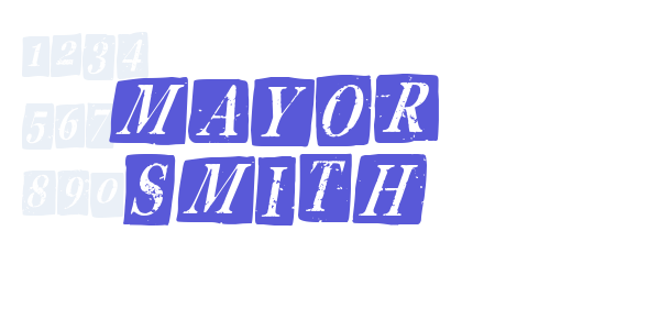 Mayor Smith font free