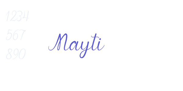 Mayti font free