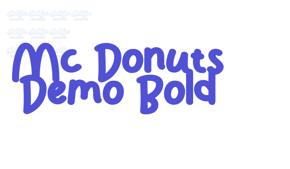 Mc Donuts Demo Bold-font-download