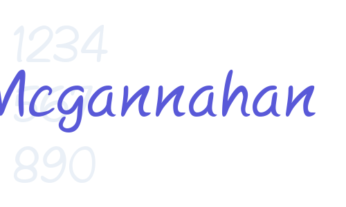 Mcgannahan Font Download