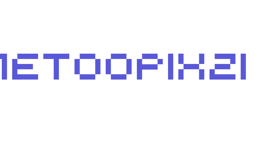 MeTooPixzi Font