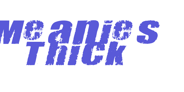 Meanies Thick Font Download