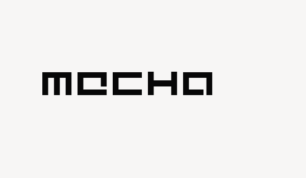 Mecha Font