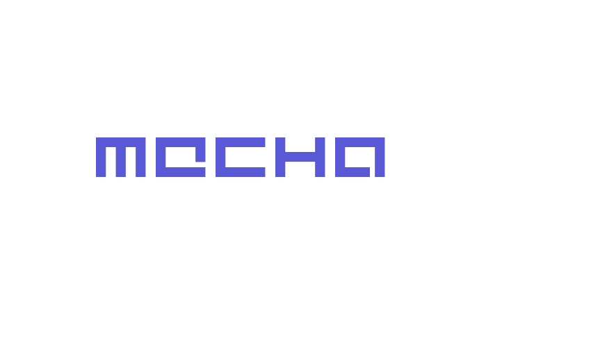 Mecha Font Download