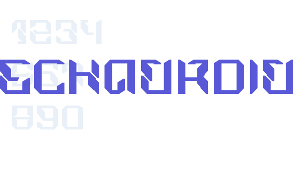 Mechadroid Font