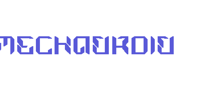 Mechadroid Font Download