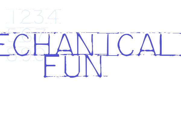 Mechanical Fun Font Download