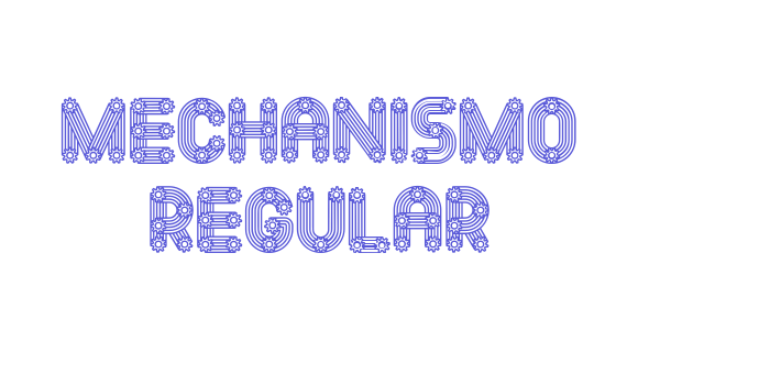 Mechanismo Regular Font Download