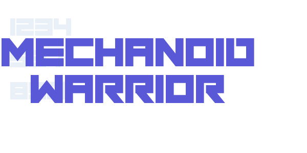 Mechanoid Warrior font free