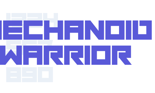 Mechanoid Warrior Font Download