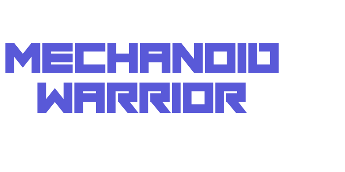 Mechanoid Warrior Font Download