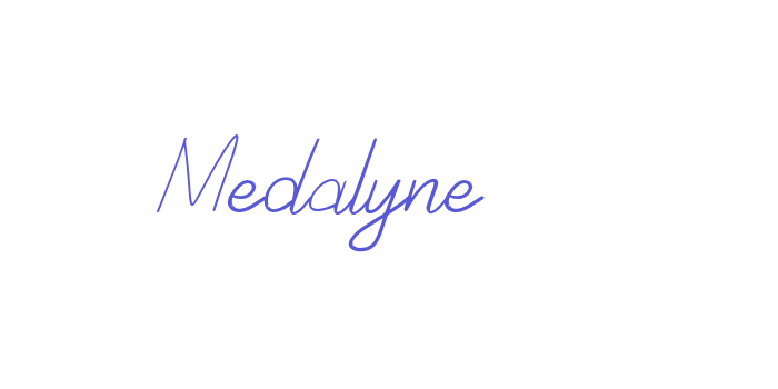 Medalyne Font Download