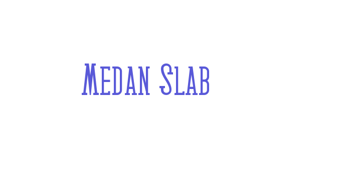 Medan Slab Font Download