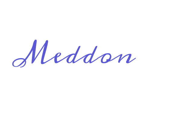 Meddon Font