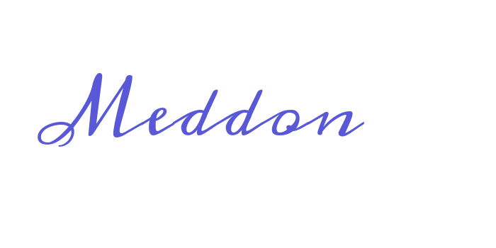 Meddon Font Download