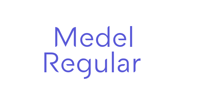 Medel Regular Font Download