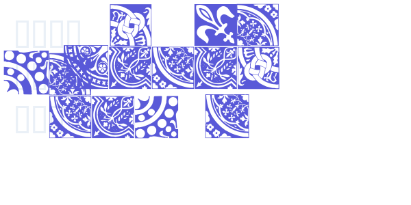 Medieval Tiles I font